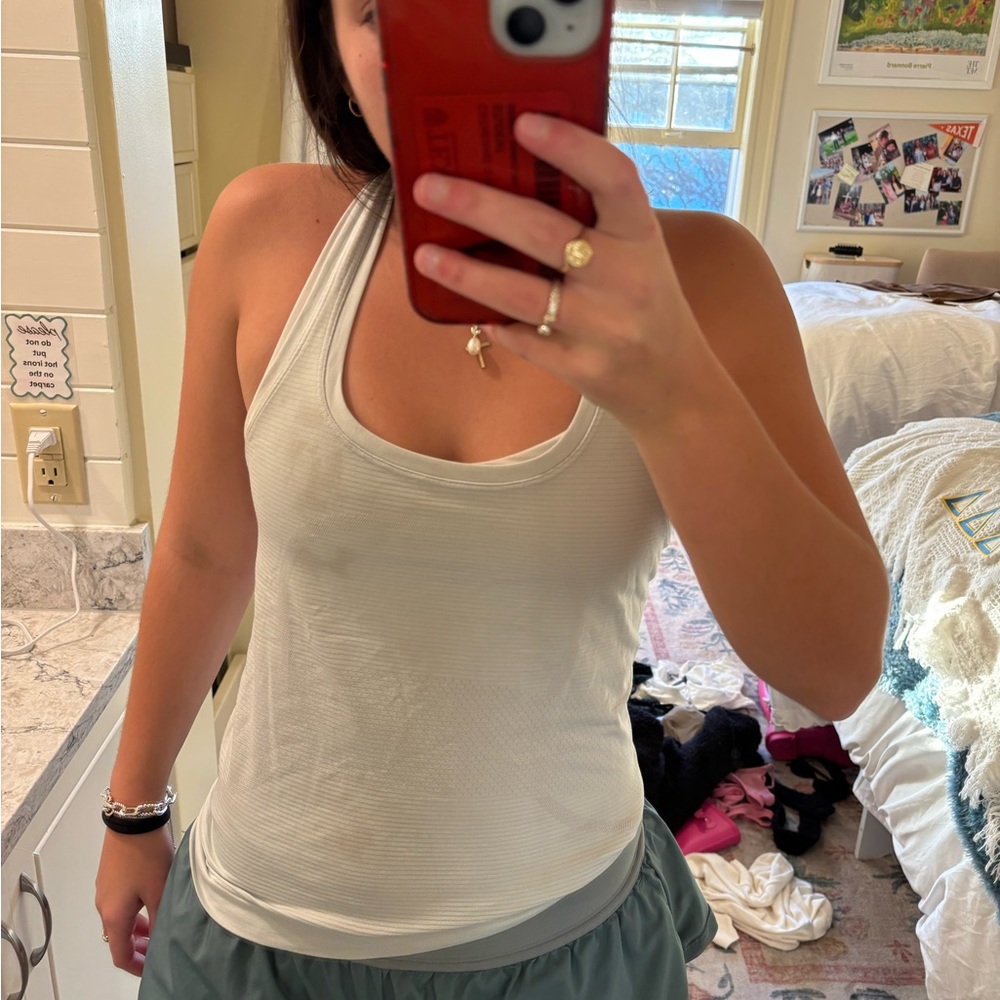 Light Blue Lululemon Tank Top